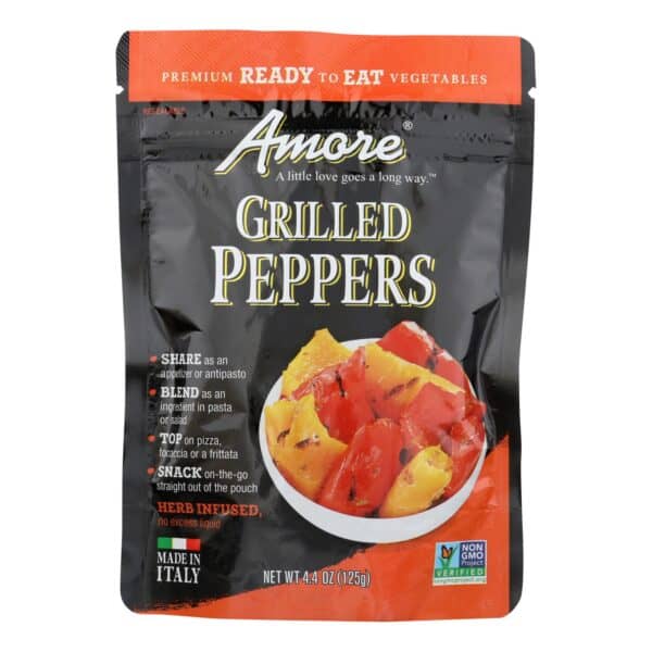 Amore Grilled Peppers - Case of 10 - 4.4 OZ - Image 3