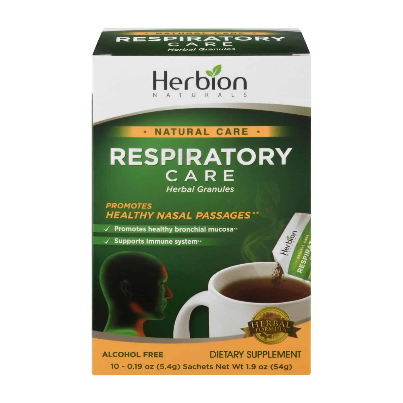 Herbion Naturals Respiratory Care - Natural Care - Herbal Granules - 10 Packets - Image 2