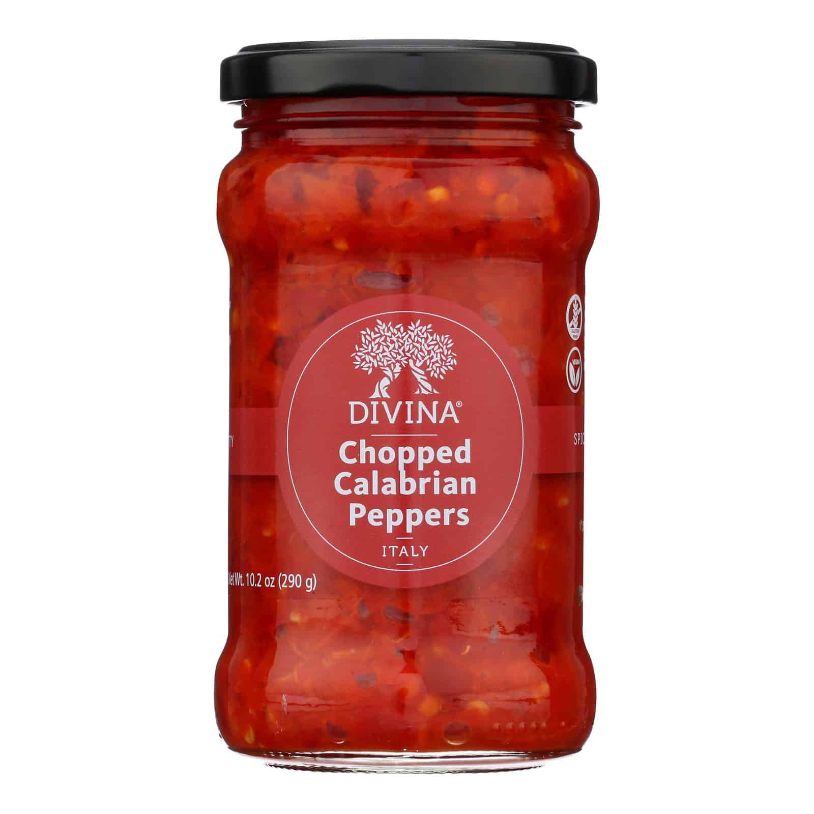 Divina - Peppers Chopd Calabrian - Case of 6 - 10.6 OZ