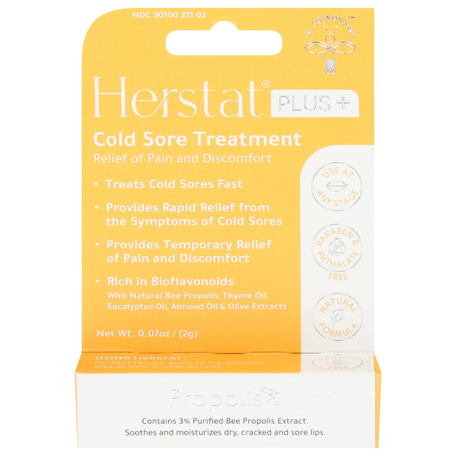 Herstat - Ointment Cold Sore Trtmnt - CS of 6-.07 OZ