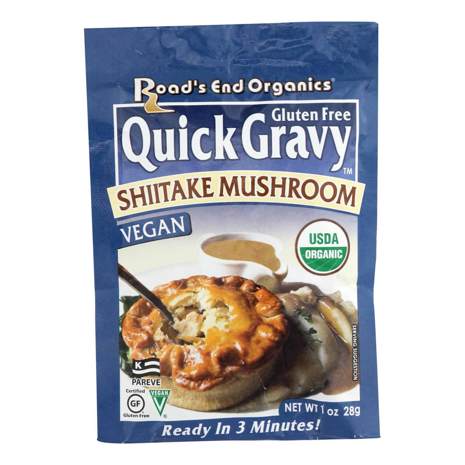 Road's End Organics Gravy Mix - Organic - Shiitake Mushroom - 1 oz - Case of 12 - Image 2