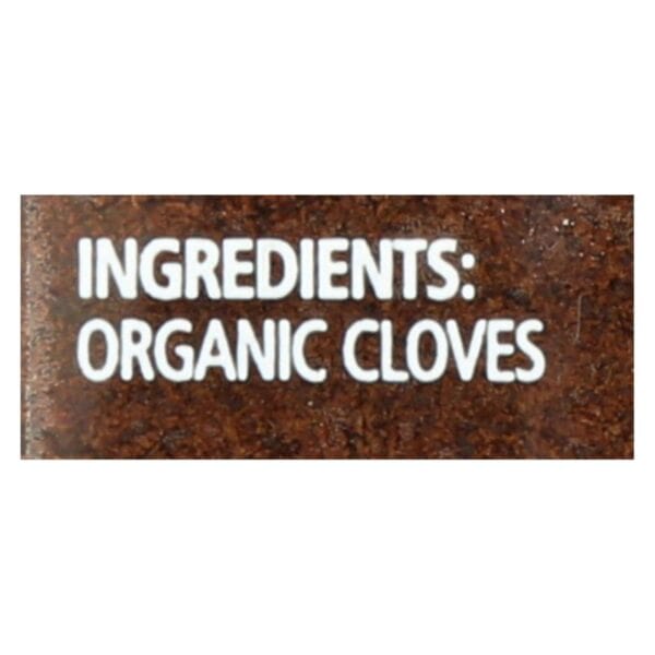 Simply Organic Cloves - Organic - Ground - 2.82 oz - Image 2