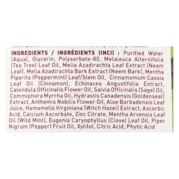 Desert Essence - Mouthwash - Natural Neem - Cinnamint - 16 oz - Image 2