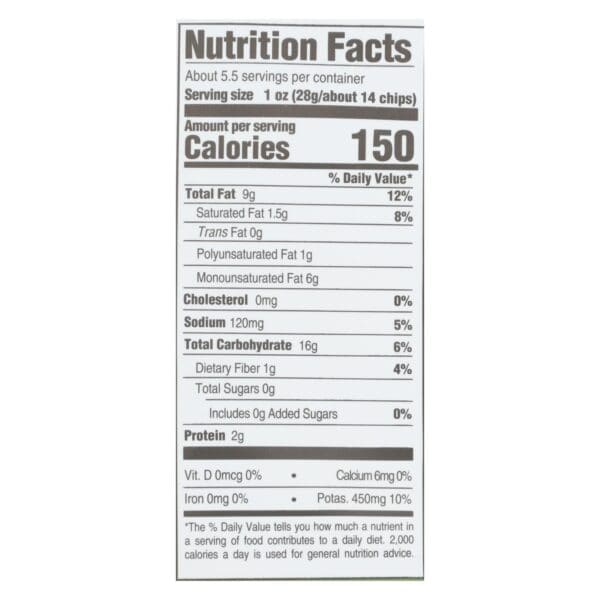 Boulder Canyon - Avocado Oil Canyon Cut Potato Chips - Sea Salt - Case of 12 - 5.25 oz. - Image 2