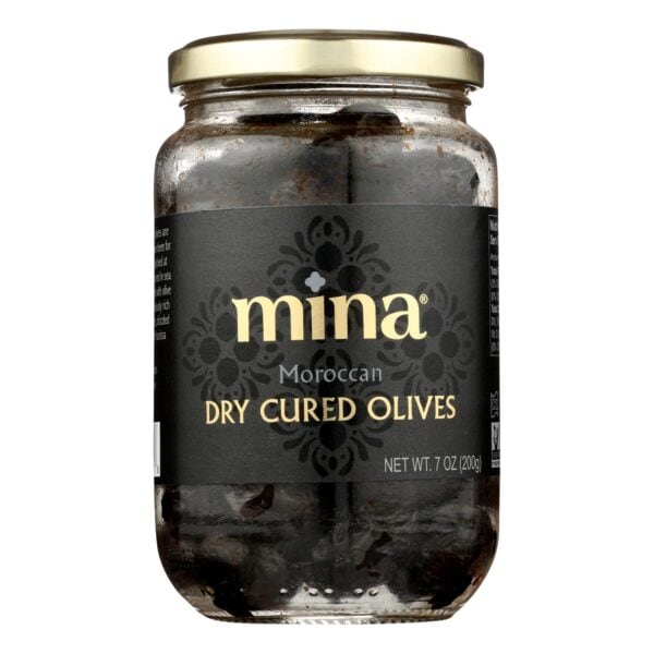 Mina - Olives Black Dry Cured - Case of 6 - 7 OZ - Image 2