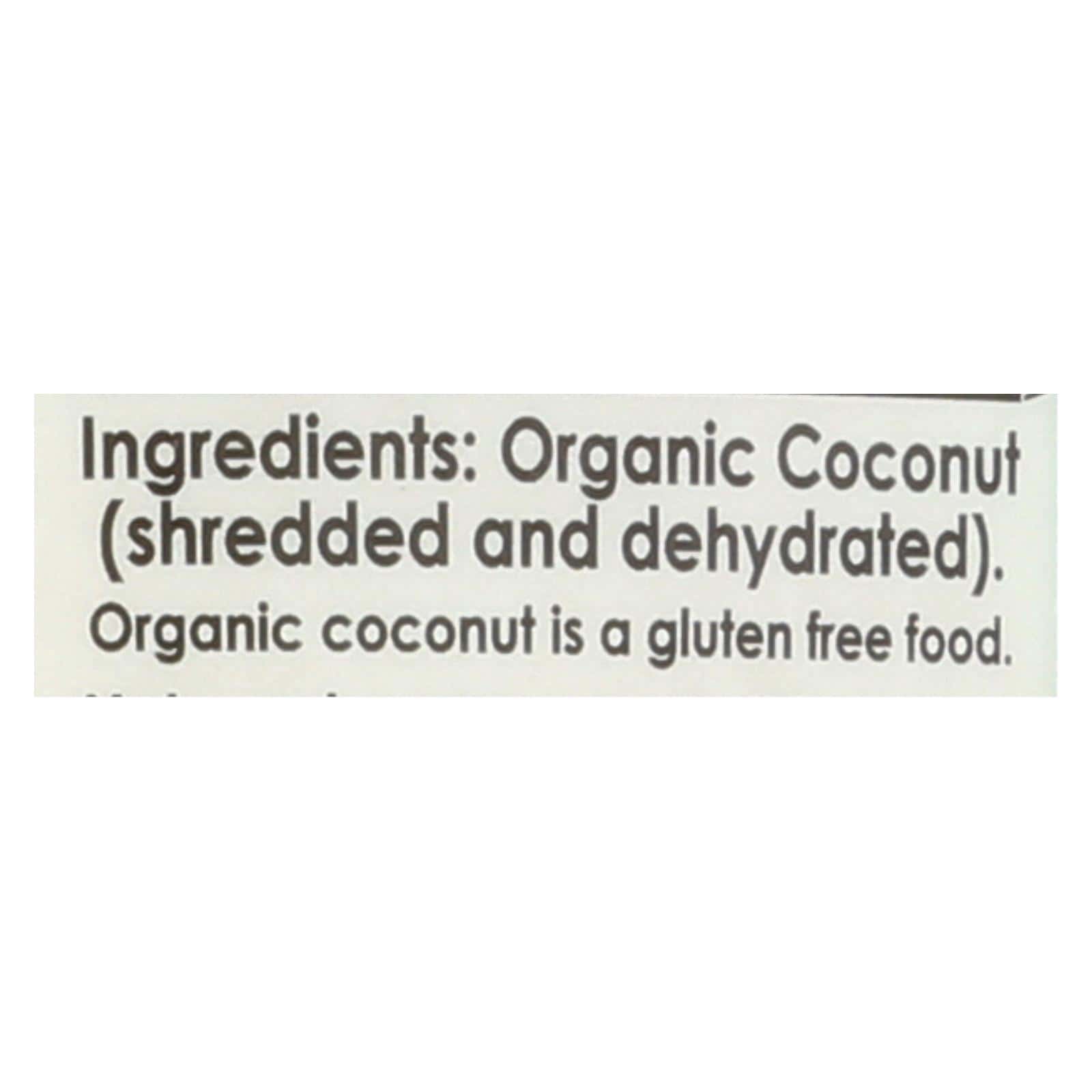 Let's Do Organics Organic Shredded - Coconut - Case of 12 - 8 oz. - Image 2