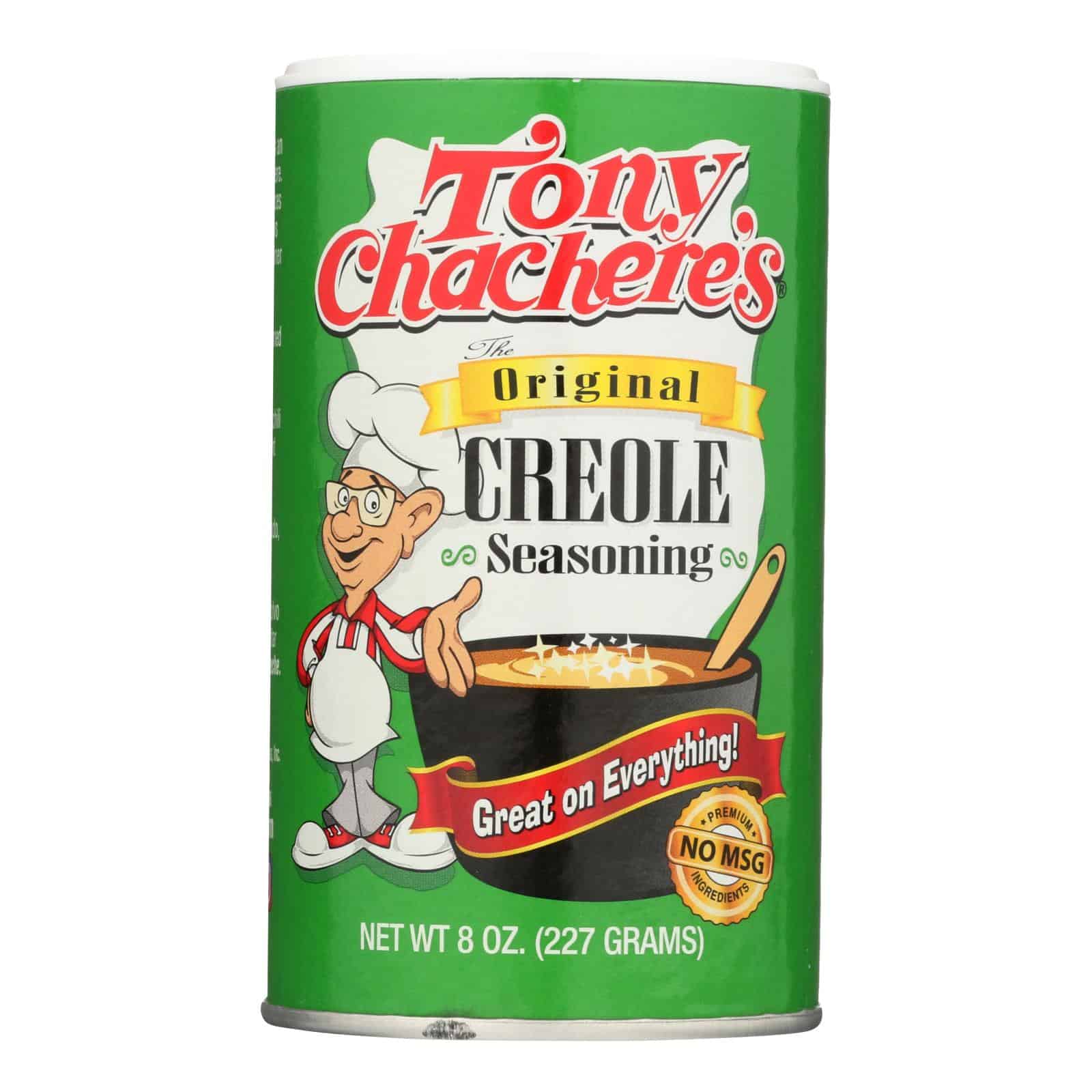 Tony Chachere's Seasoning - Creole - Case of 6 - 8 oz - Image 3