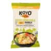 Koyo Asian Vegetable Reduced Sodium Ramen - Case of 12 - 2.1 OZ