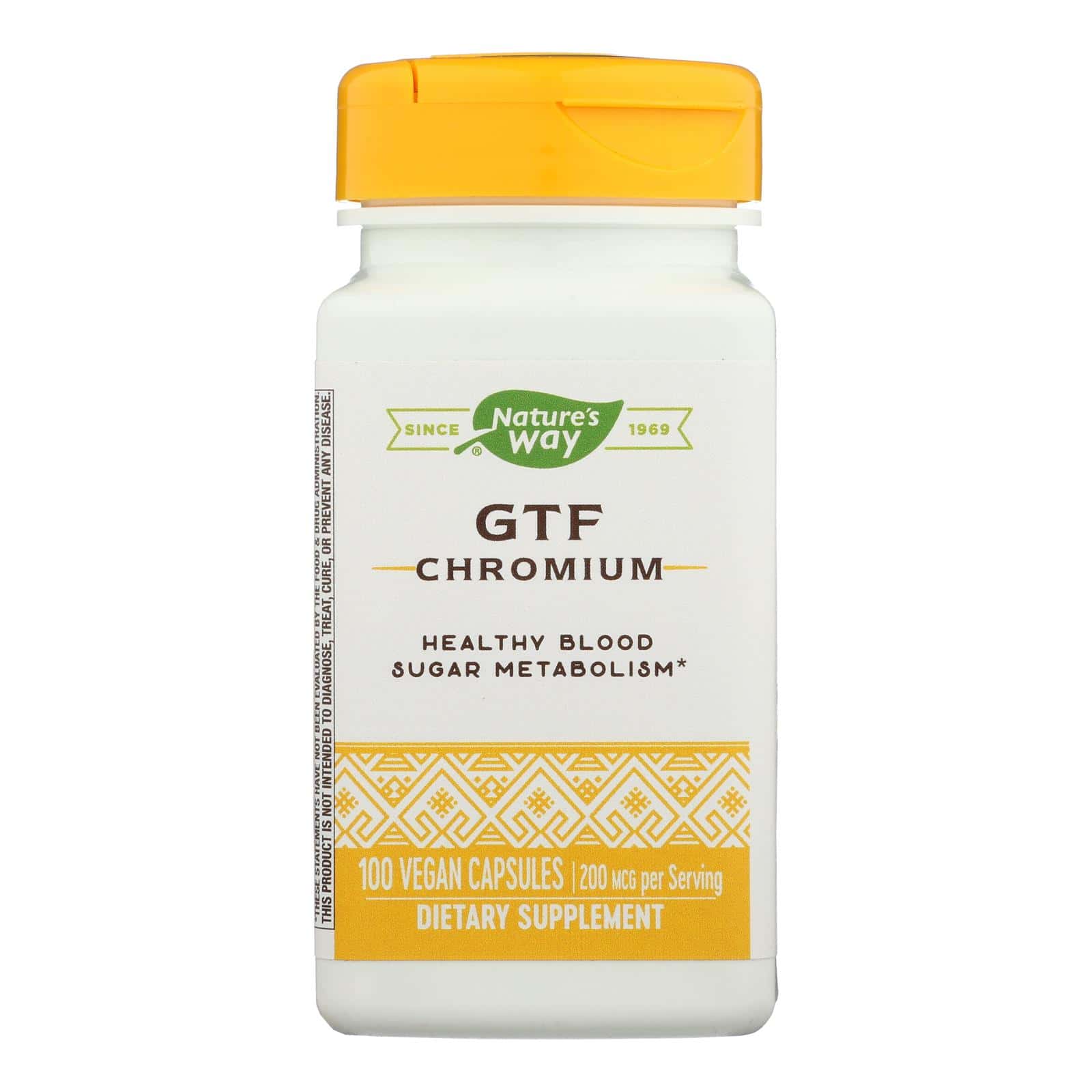 Nature's Way - GTF Chromium Polynicotinate - 100 Capsules - Image 3