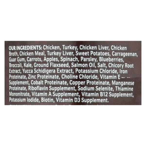 Wellness Pet Products Dog Food - Gain Free - Turkey and Chicken with Liver - Case of 12 - 12.5 oz. - Image 3