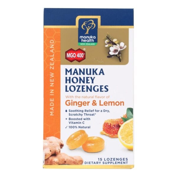 Manuka Health - Loz Honey Mgo 400+lem Ginger - 1 Each 1-15 CT - Image 2