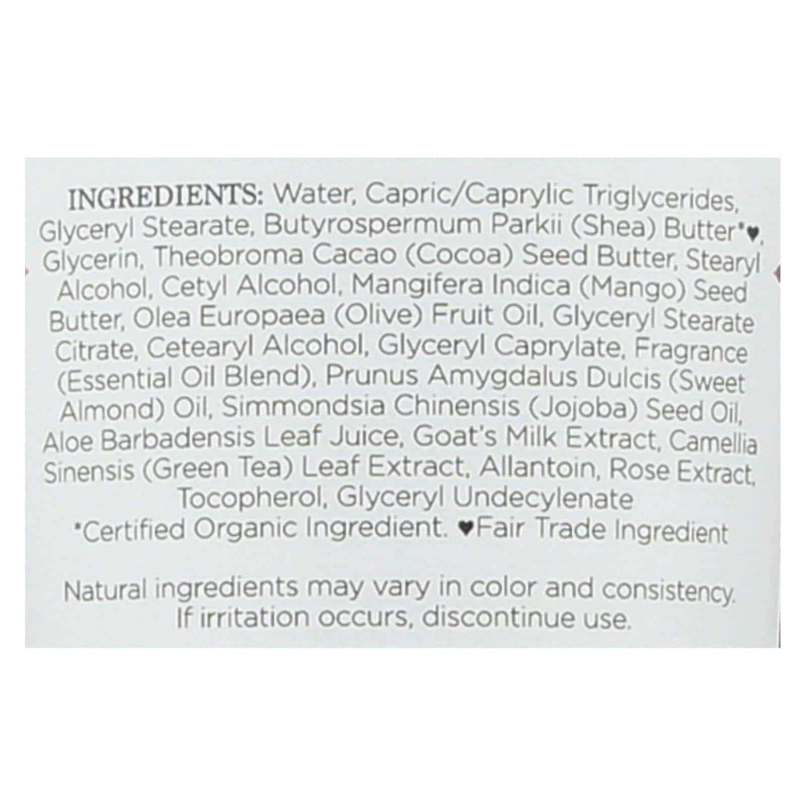 Nubian Heritage Goat's Milk & Chai With Rose Extract - 1 Each - 4 OZ