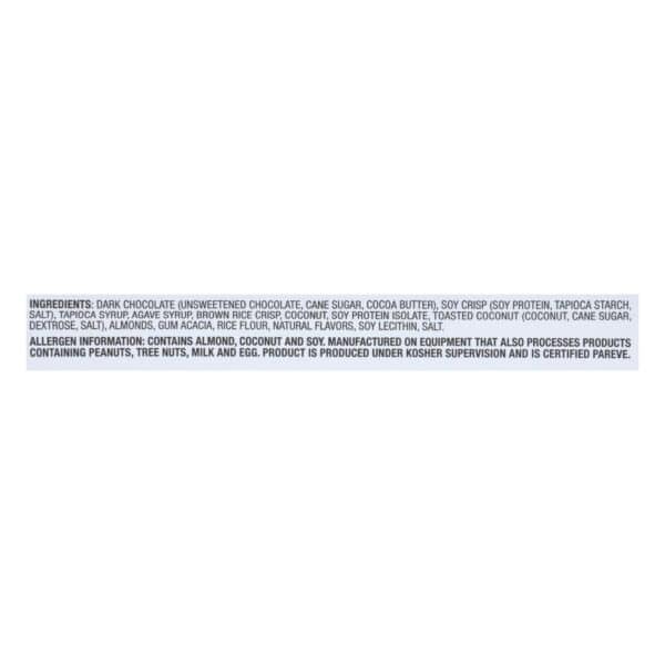 Nugo Nutrition Bar - Nugo Dark - Chocolate Coconut - 1.76 oz - 1 Case - Image 3
