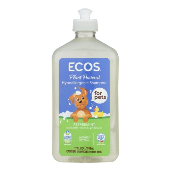 ECOS - Hypoallergenic Conditioning Pet Shampoo - Peppermint - 17 fl oz.