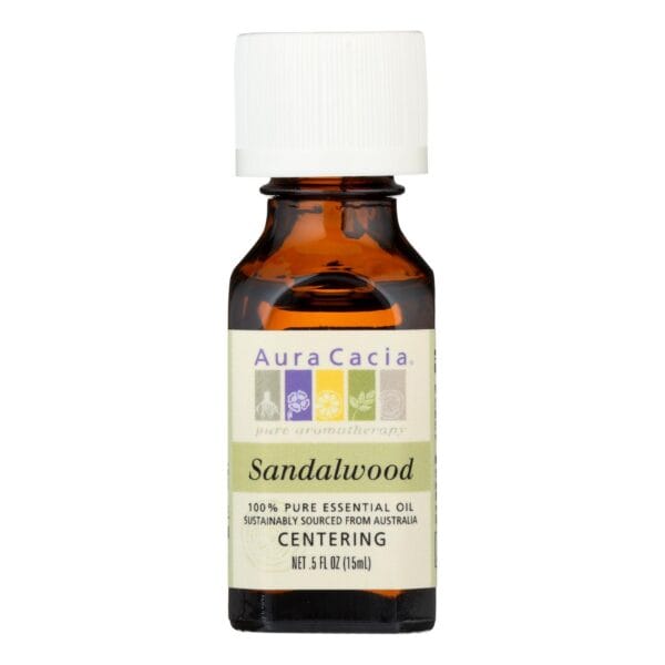 Aura Cacia - Essential Oil - Sandalwood - .5 oz - Image 2