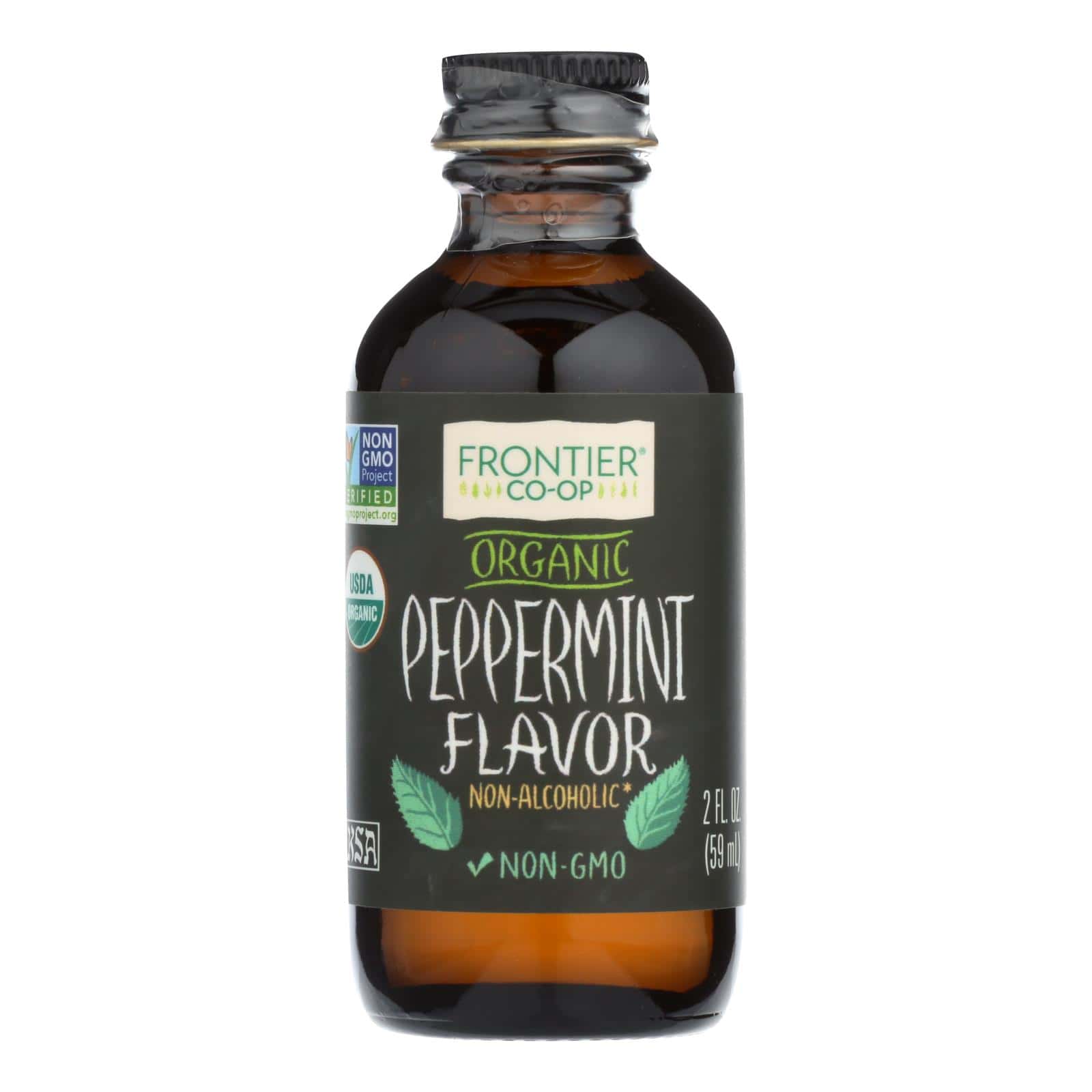 Frontier Herb Peppermint Flavor - Organic - 2 oz - Image 2