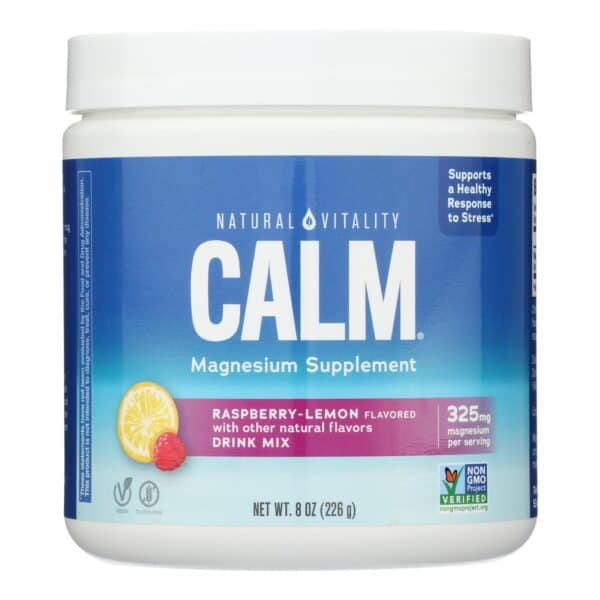Natural Vitality - Calm Raspberry-lemon - 1 Each 1-8 OZ