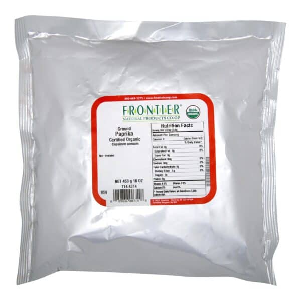 Frontier Herb Paprika Organic Powder Ground - Single Bulk Item - 1LB - Image 2