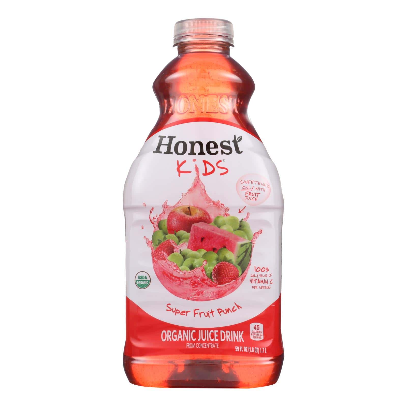 Honest Kids Honest Kids Super Fruit Punch - Fruit Punch - Case of 8 - 59 Fl oz. - Image 2