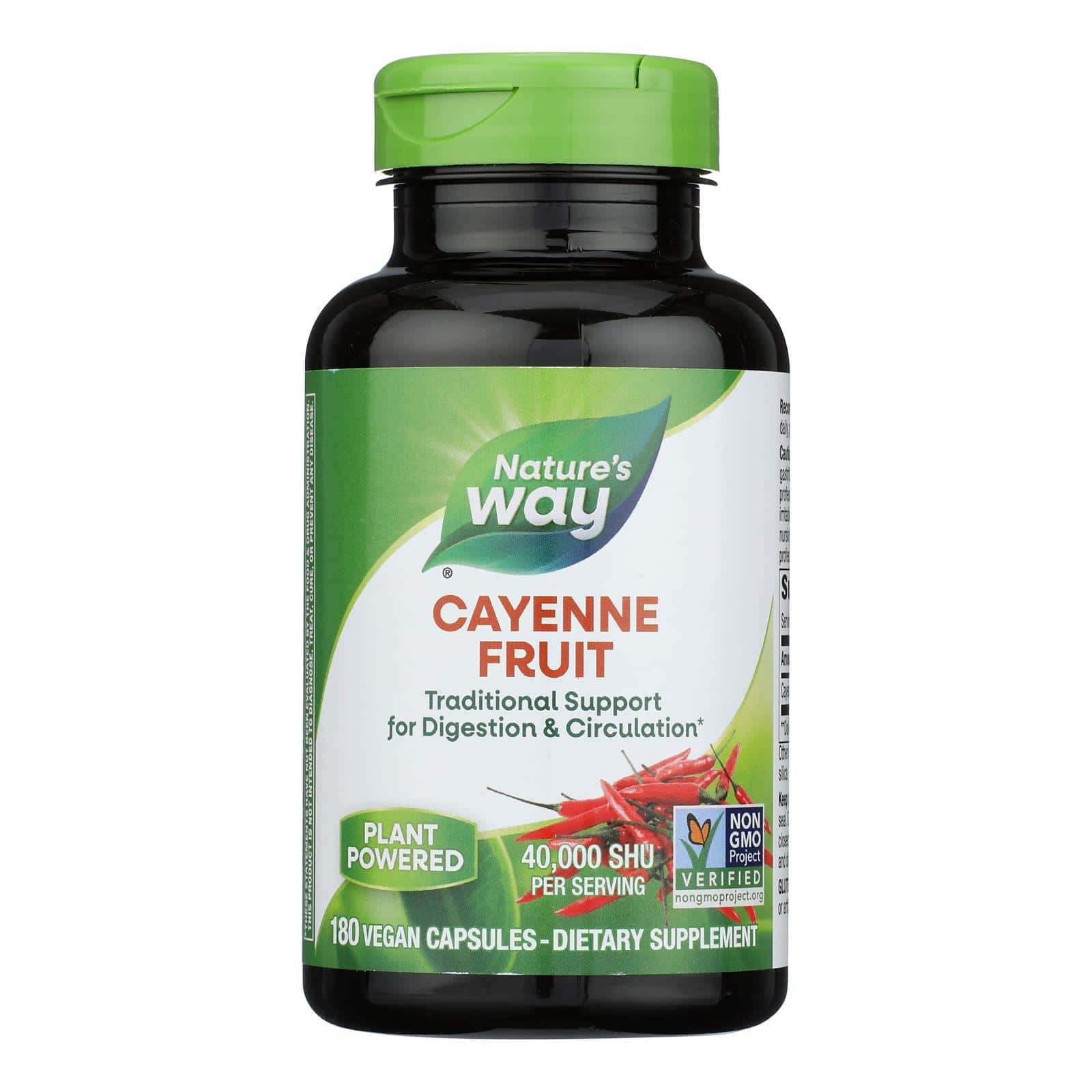 Nature's Way - Cayenne 40000 HU - 450 mg - 180 Capsules