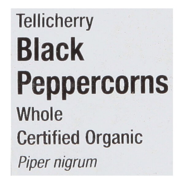 Frontier Herb Peppercorns Organic Whole Black Tellicherry Grade - Single Bulk Item - 1LB - Image 2