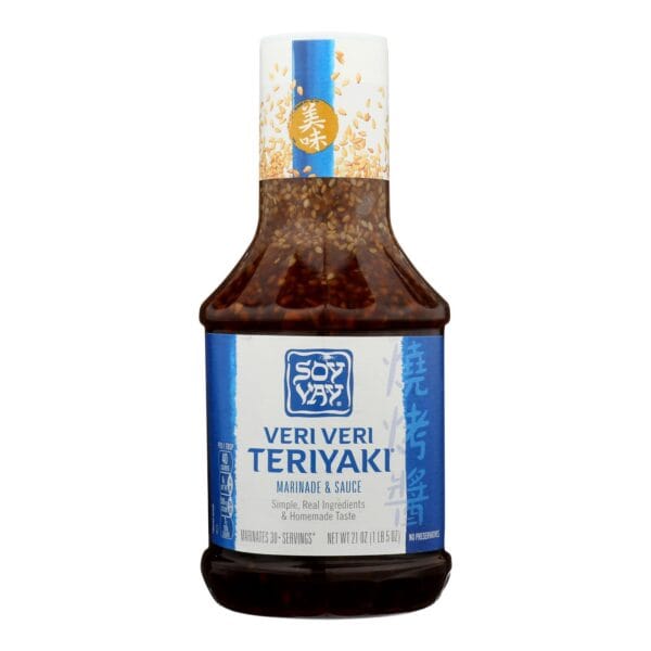 Soy Vay Veri Teriyaki Marinade and Sauce - Case of 6 - 21 Fl oz. - Image 2