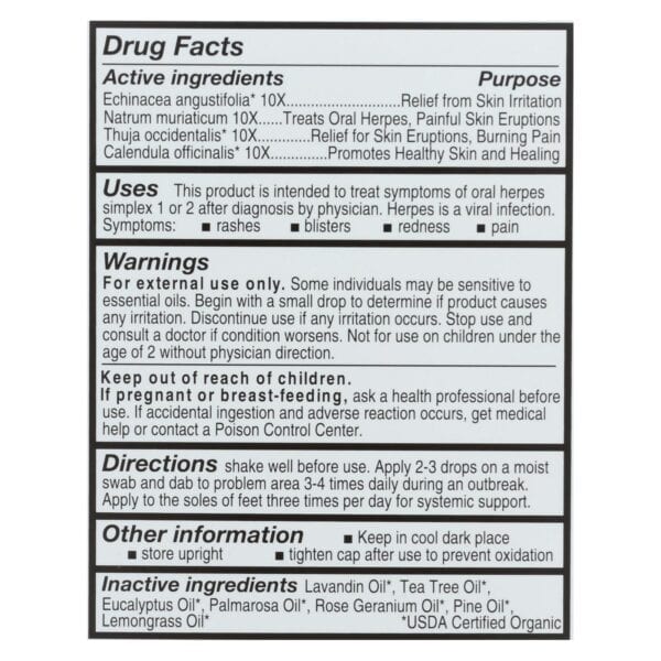 Forces of Nature - Organic H-Balm Daily Control - Extra Strength - 11 ml - Image 2