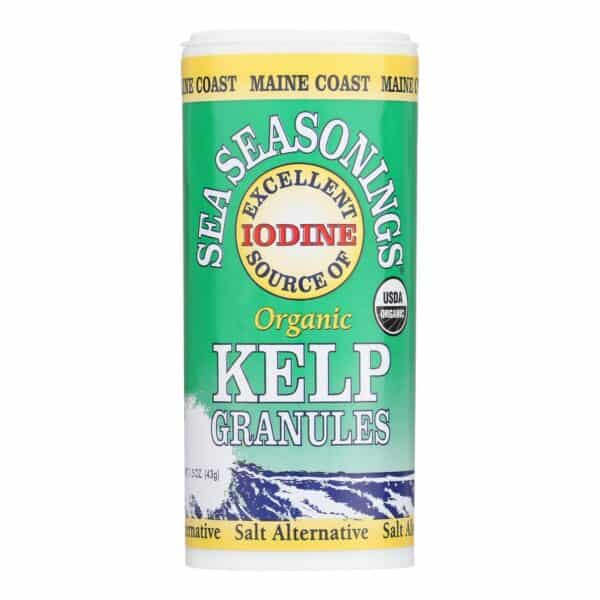 Maine Coast Organic Sea Seasonings - Kelp Granules - 1.5 oz Shaker - Image 2
