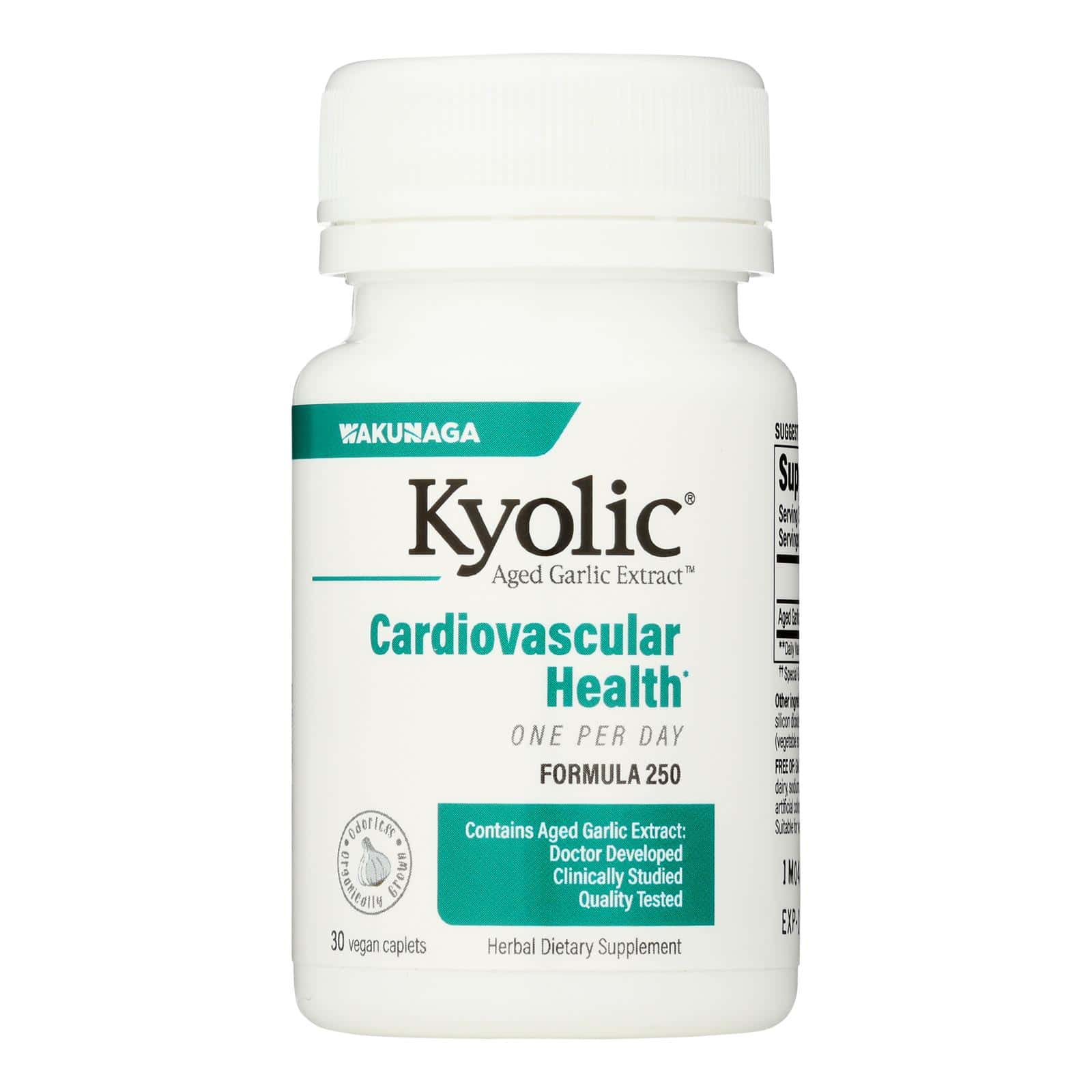 Kyolic - Aged Garlic Extract One Per Day Cardiovascular - 1000 mg - 30 Caplets - Image 2