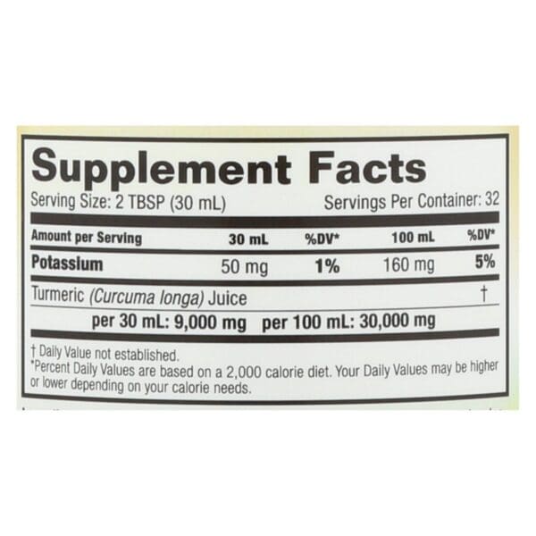 Dynamic Health Juice - Turmeric Gold - 32 oz - Image 3