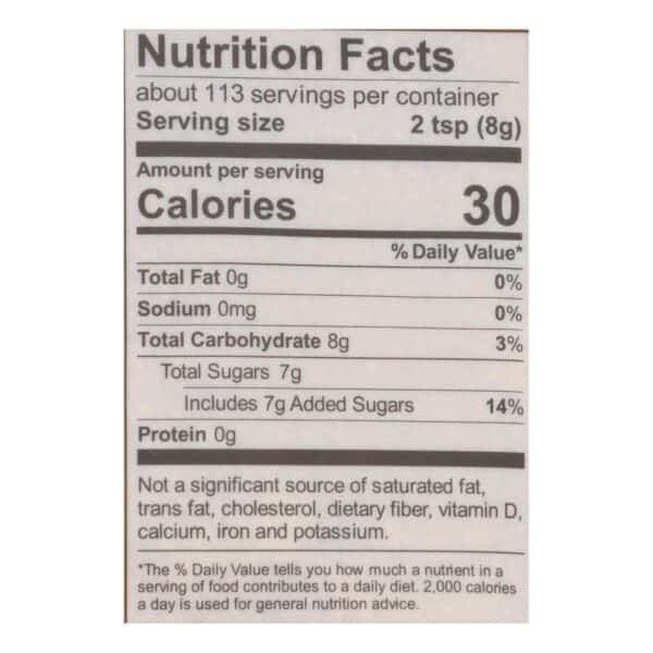 Wholesome Sweeteners Dehydrated Cane Juice - Organic - Sucanat - 2 lbs - case of 12 - Image 2