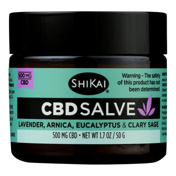 Shikai Products - Cbd Salve Lav/sage 500mg - 1 Each-1.7 OZ - Image 2