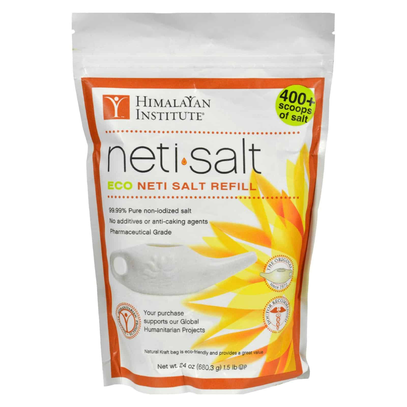Himalayan Institute Neti Pot Salt Bag - 1.5 lbs - Image 2