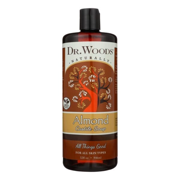 Dr. Woods Pure Castile Soap Almond - 32 fl oz - Image 2