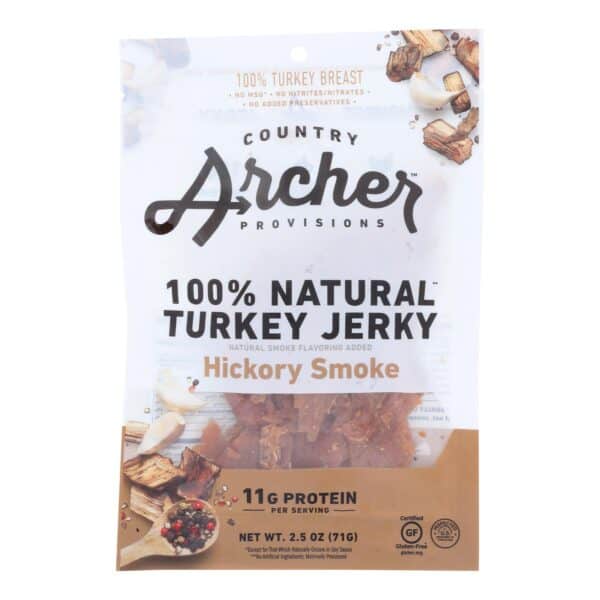 Country Archer - Jerky Turkey Hickry Smokd - Case of 12-2.5 OZ - Image 2