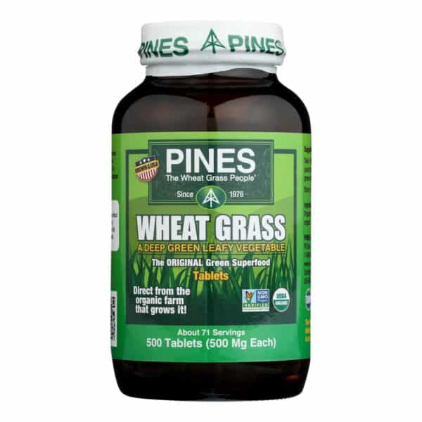 Pines International Wheat Grass - 500 mg - 500 Tablets - Image 3