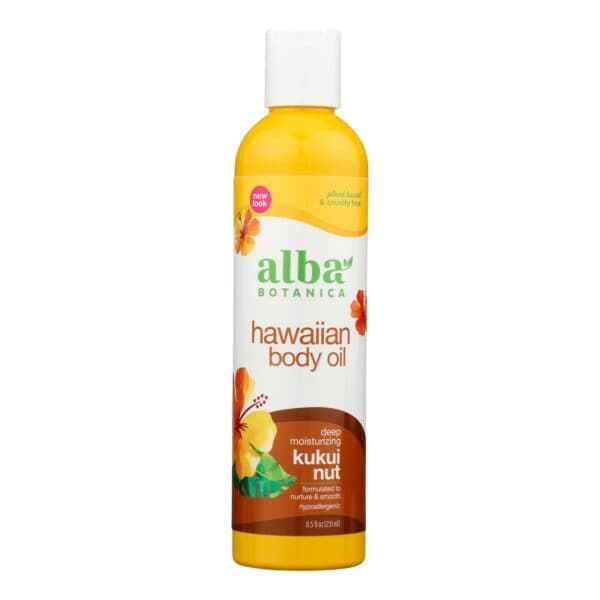 Alba Botanica - Hawaiian Body Oil Kukui Nut - 8.5 fl oz - Image 2