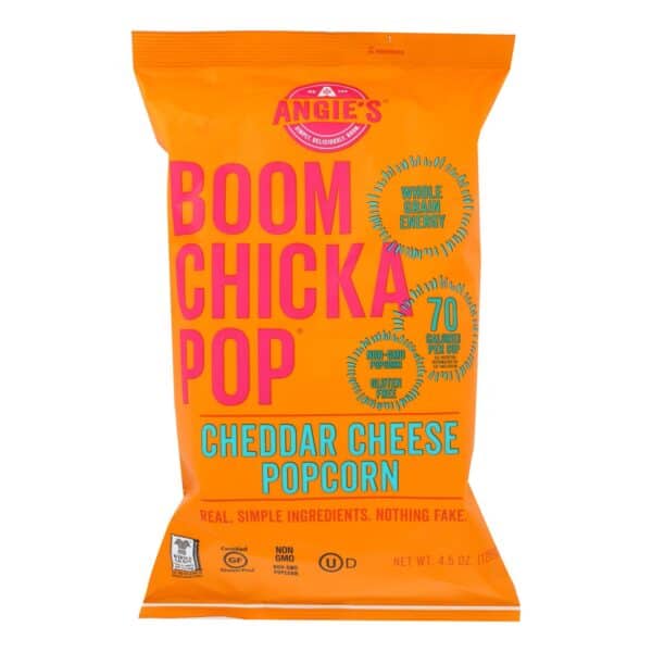 Angie's Kettle Corn Popcorn - Boom Chicka Pop - Cheddar - Case of 12 - 4.5 oz - Image 3