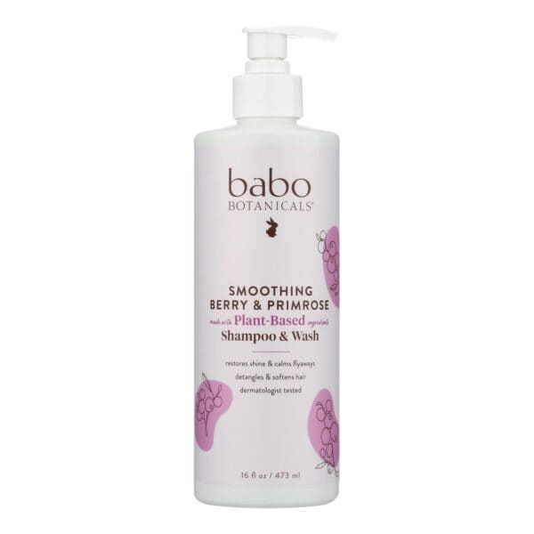 Babo Botanicals - Shampoo - Softening Berry and Primrose Oil - 1 Each - 16 fl oz. - Image 2