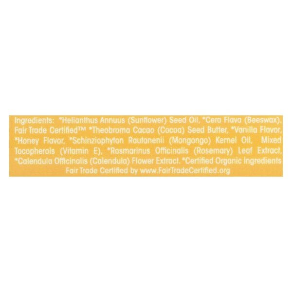 Mongo Kiss Display Center - Lip Balm - Organic - Eco Lips - Vanilla Honey - .25 oz - case of 15 - Image 2