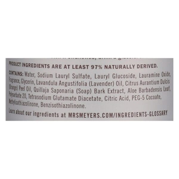 Mrs. Meyer's Clean Day - Liquid Dish Soap - Lavender - Case of 6 - 16 oz - Image 2