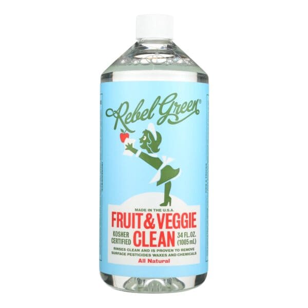 Rebel Green Clean Refill - Fruit and Veggie - Case of 12 - 34 fl oz - Image 2