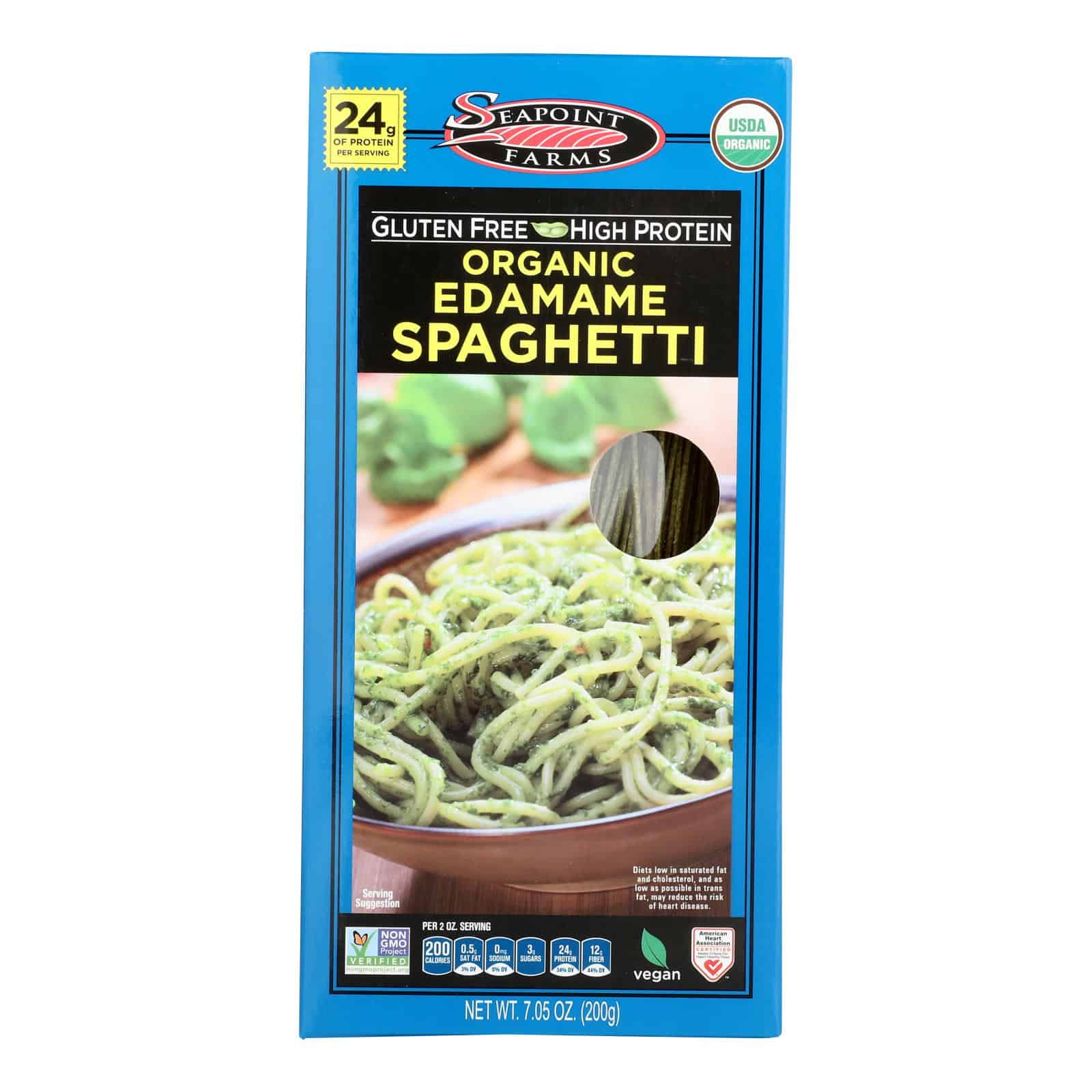 Seapoint Farms Edamame Spaghetti - Case of 12 - 7.5 oz. - Image 2