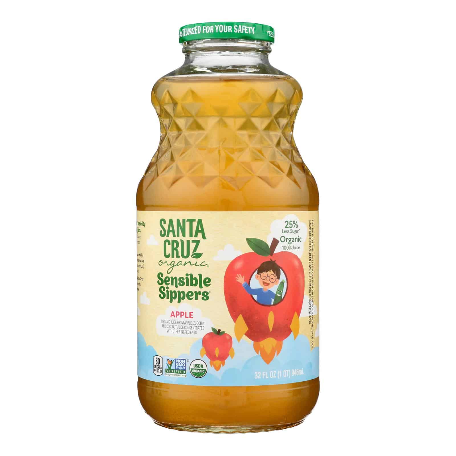 Santa Cruz Organic - Juice Snsbl Sipr Apple - Case of 6-32 FZ - Image 2