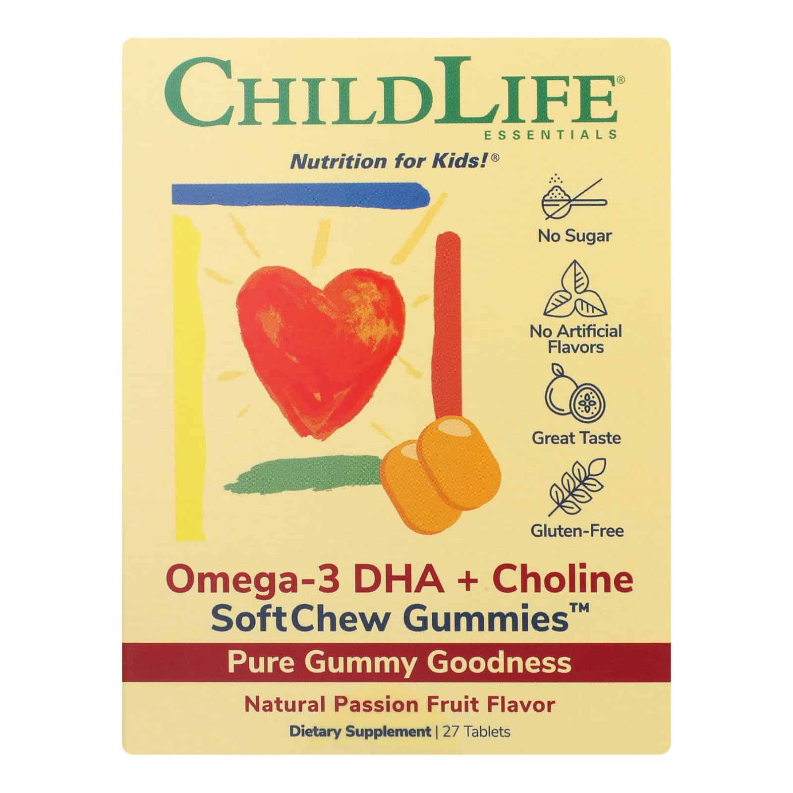 Childlife Essentials - Dha+choline Omega3 Sftmlt - 1 Each-27 TAB - Image 2
