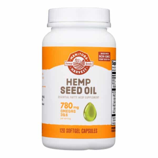Manitoba Harvest Hemp Oil - 1000Iu - 120 SGEL