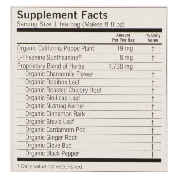 Yogi Bedtime Herbal Tea Caffeine Free Soothing Caramel - 16 Tea Bags - Case of 6 - Image 3