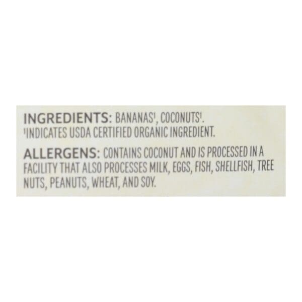 Barnana Chewy Banana Bites - Organic Coconut - Case of 12 - 3.5 oz.