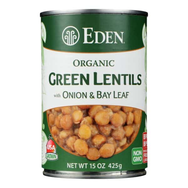 Eden Foods Organic Lentils with Onion and Bay Leaf - Case of 12 - 15 oz. - Image 2