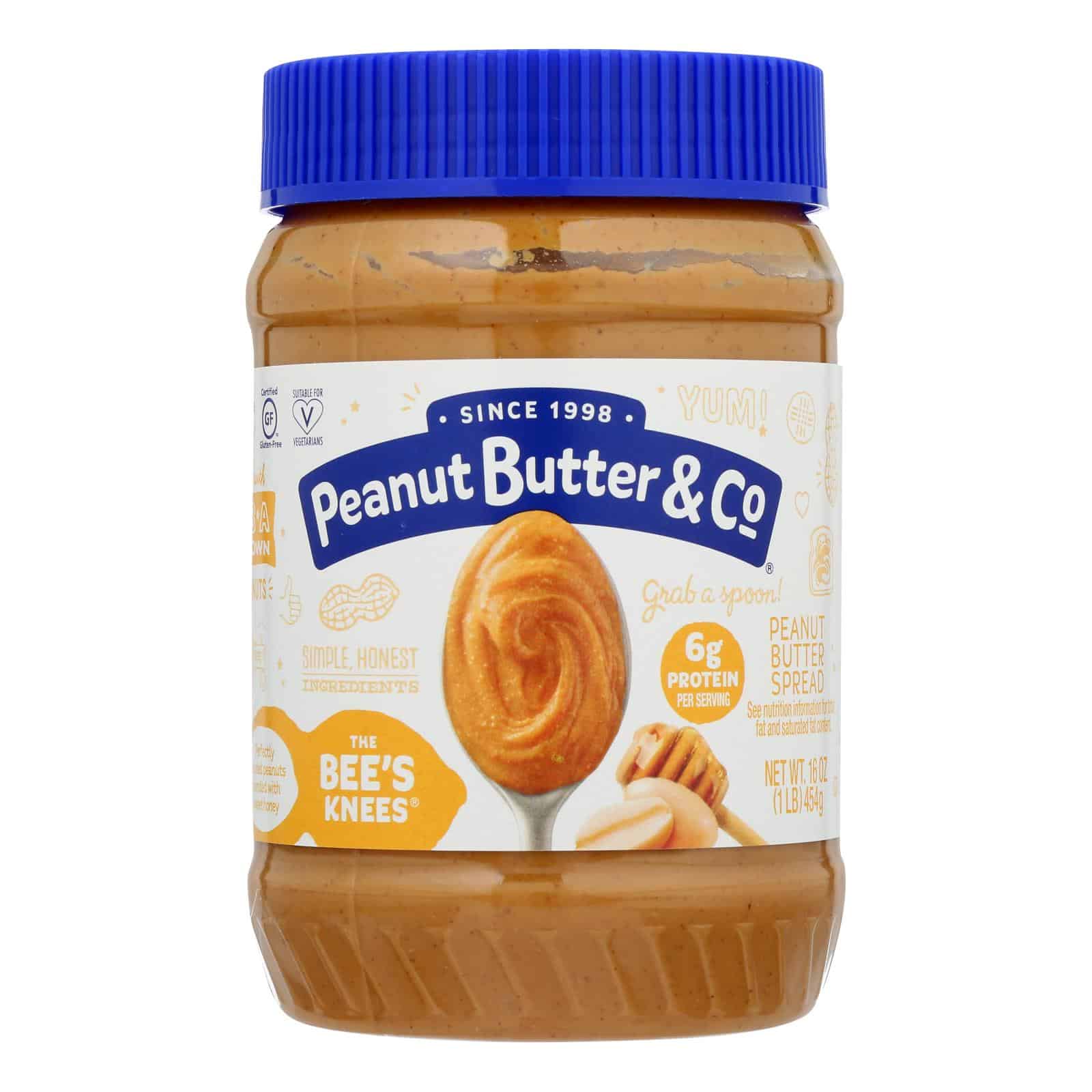 Peanut Butter and Co The Bee's Knees - Peanut Butter - Case of 6 - 16 oz. - Image 2